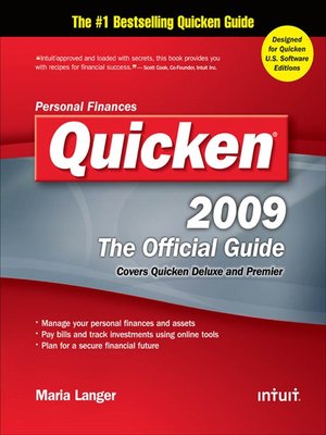 cover image of Quicken&#174; 2009